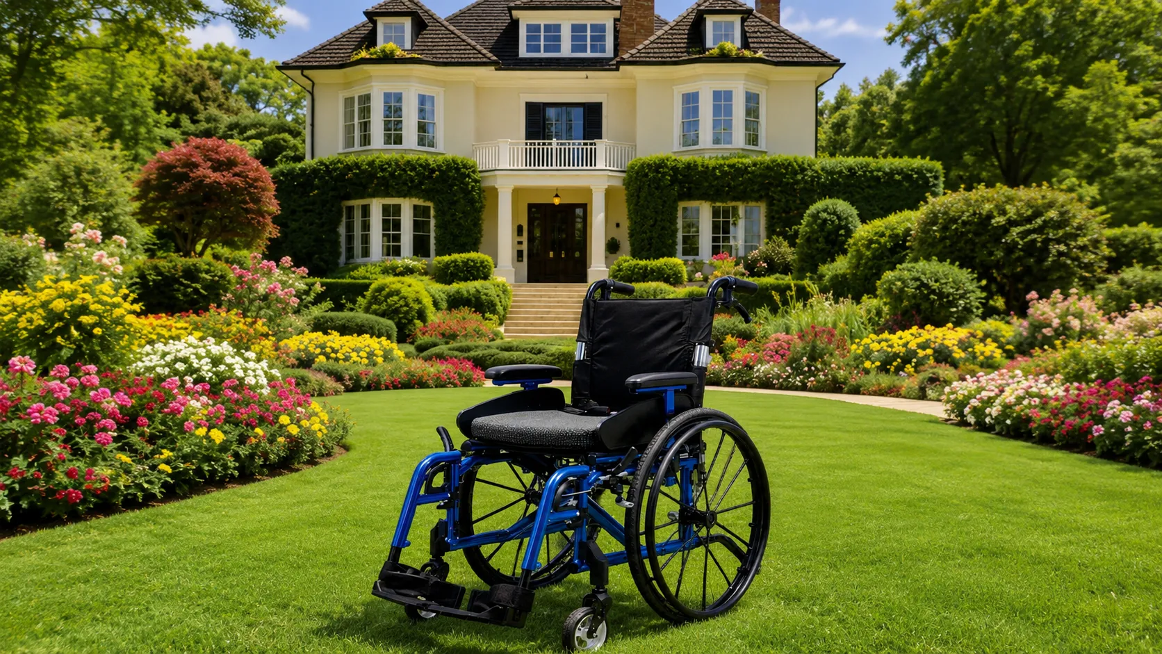 FLEX MG140 S lightweight magnesium folding wheelchair