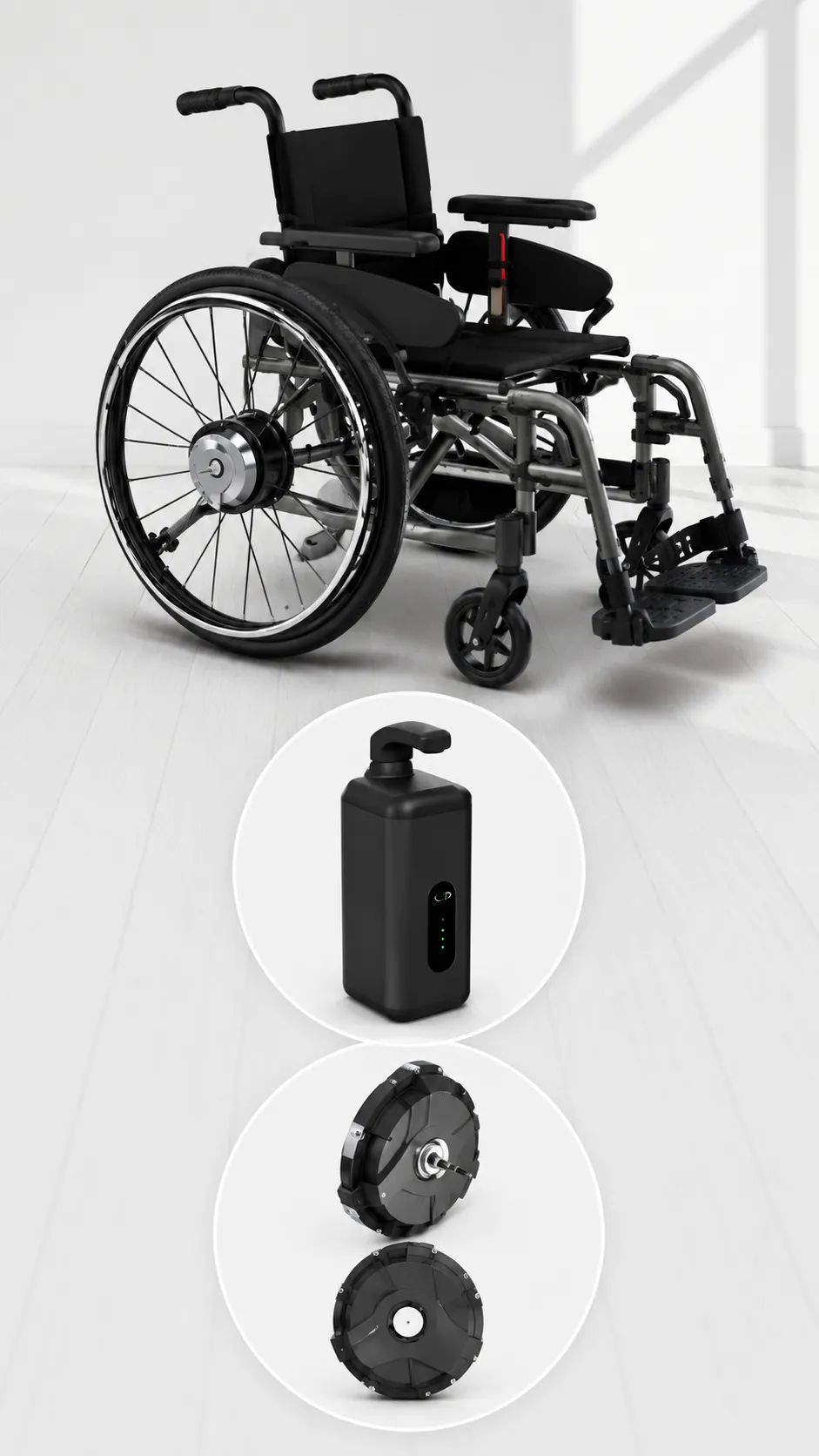 CRUZ WHEELZ 2.0 lightweight electric conversion wheel