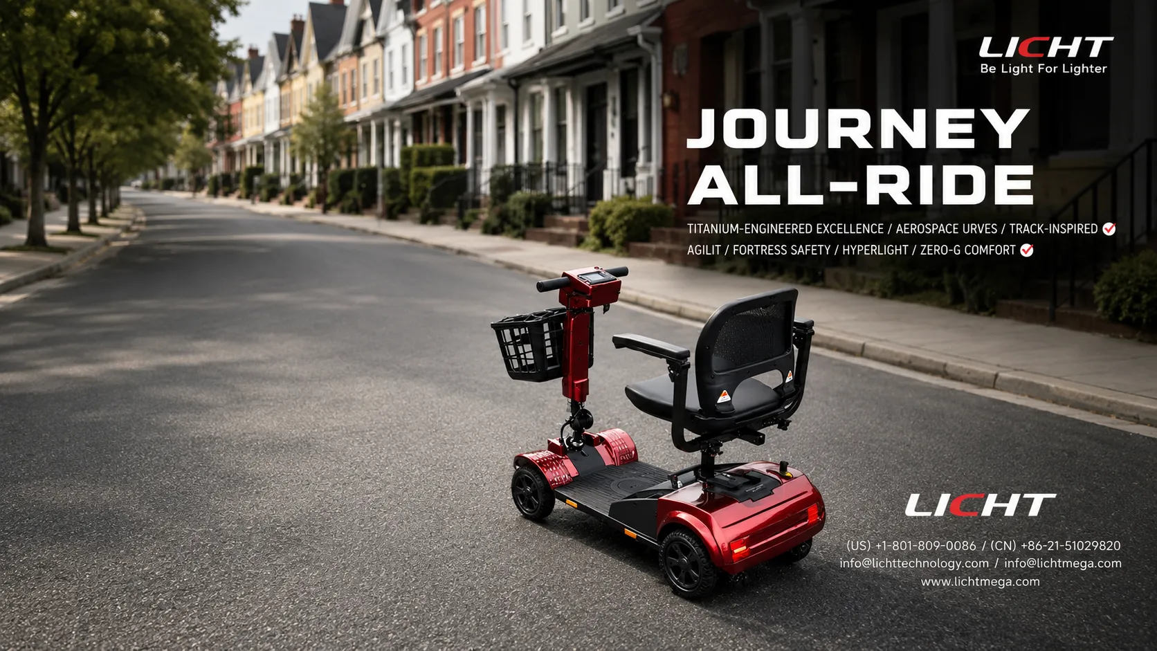 JOURNEY smart lithium-powered mobility scooter