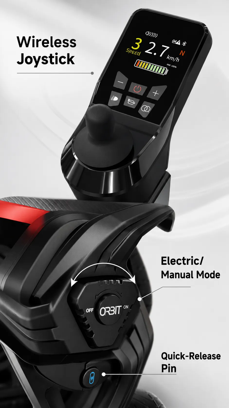 ORBIT advanced wheel mounted power assist for manual wheelchairs