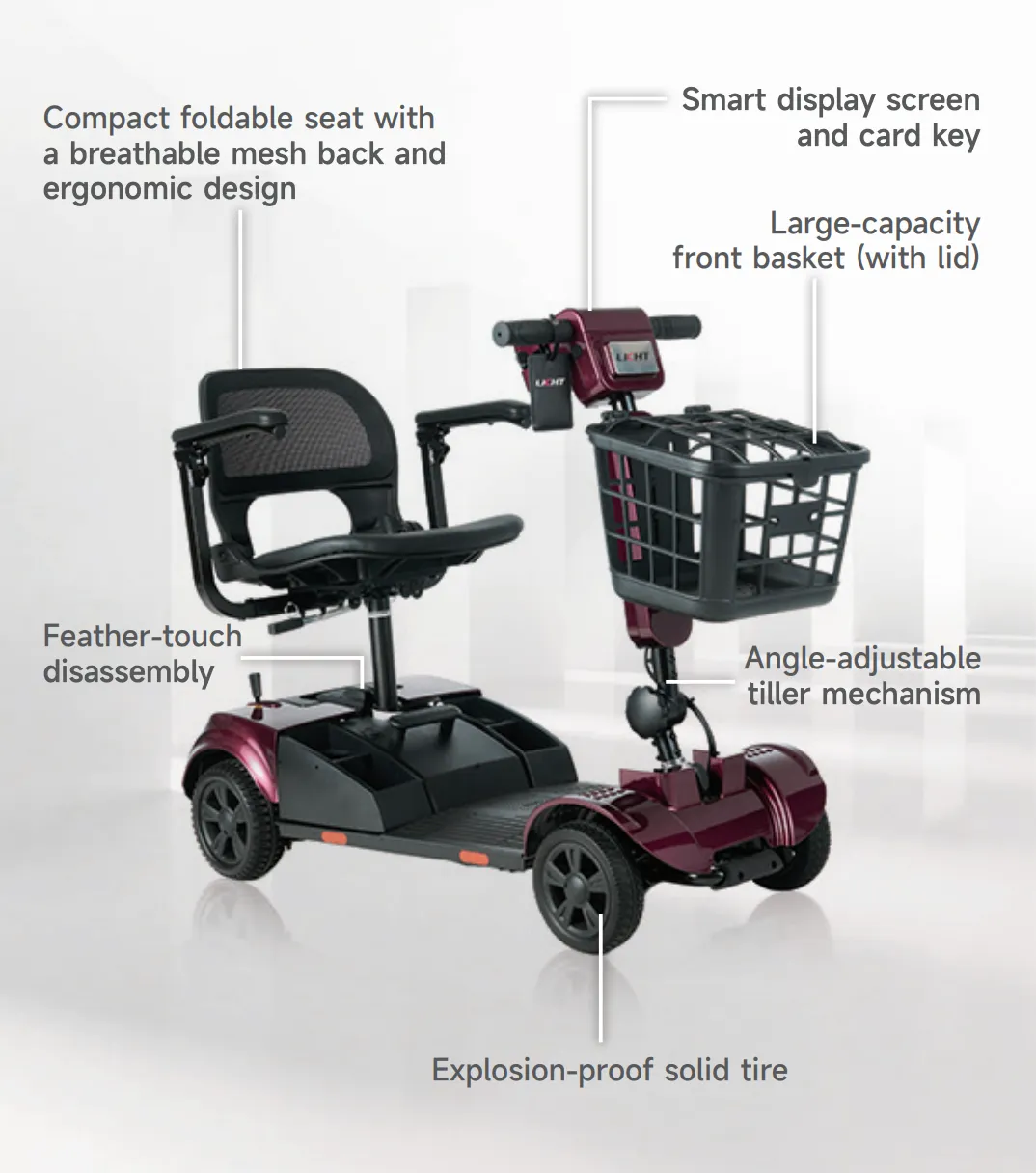 JOURNEY smart lithium-powered mobility scooter