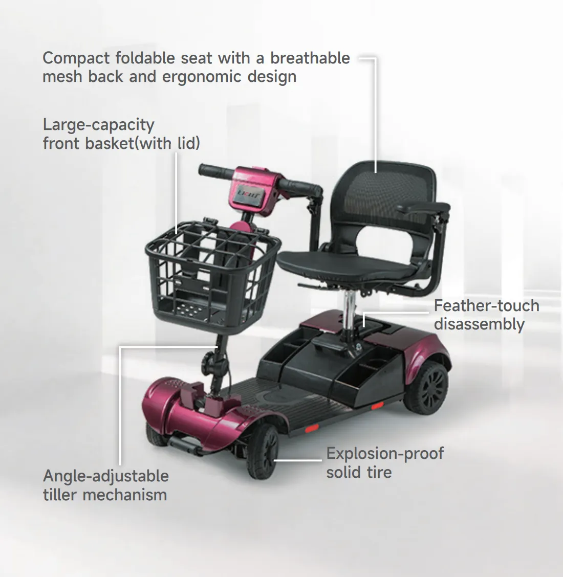 JOURNEY LITE compact lithium-powered mobility scooter