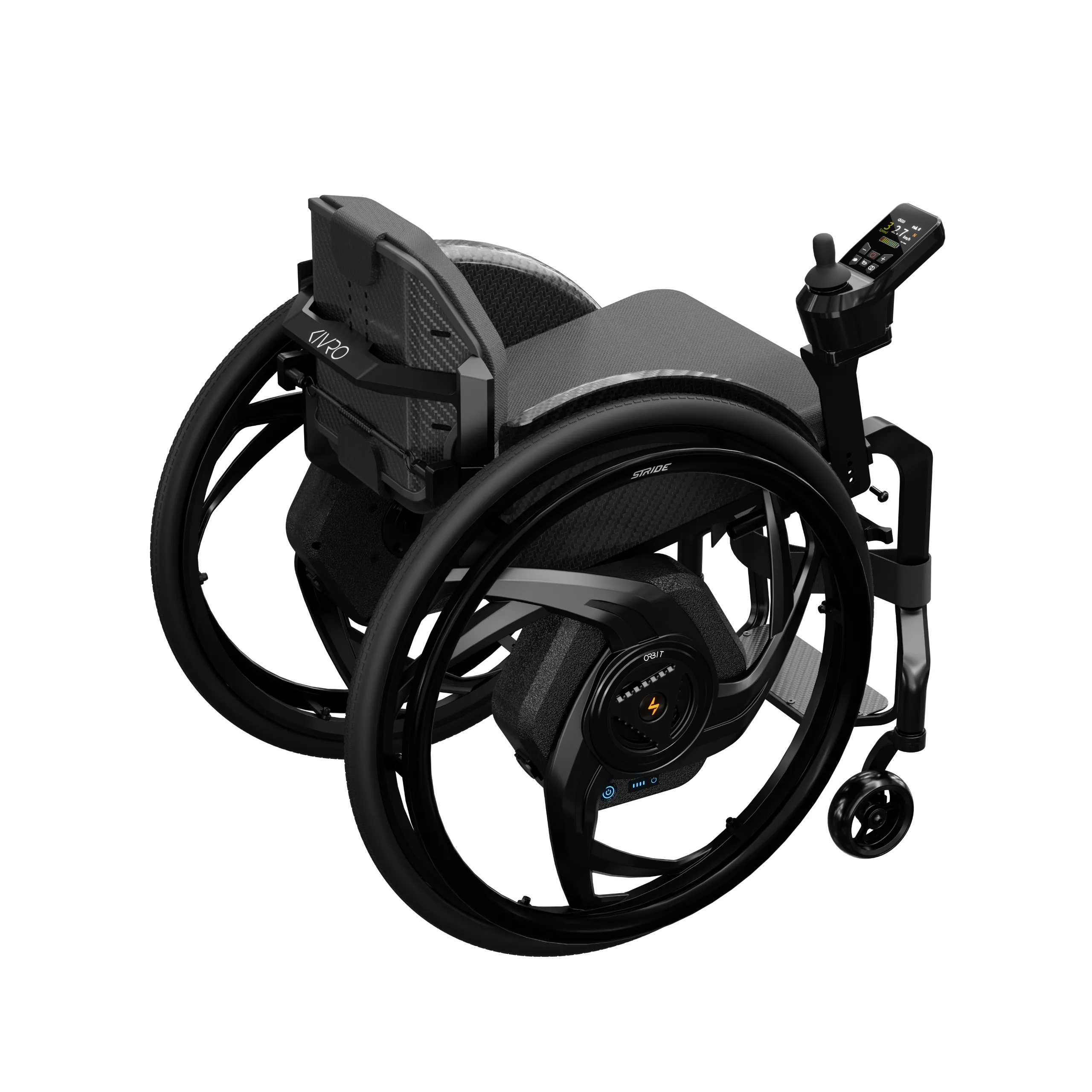 ORBIT wheel-mounted power assist for manual wheelchairs