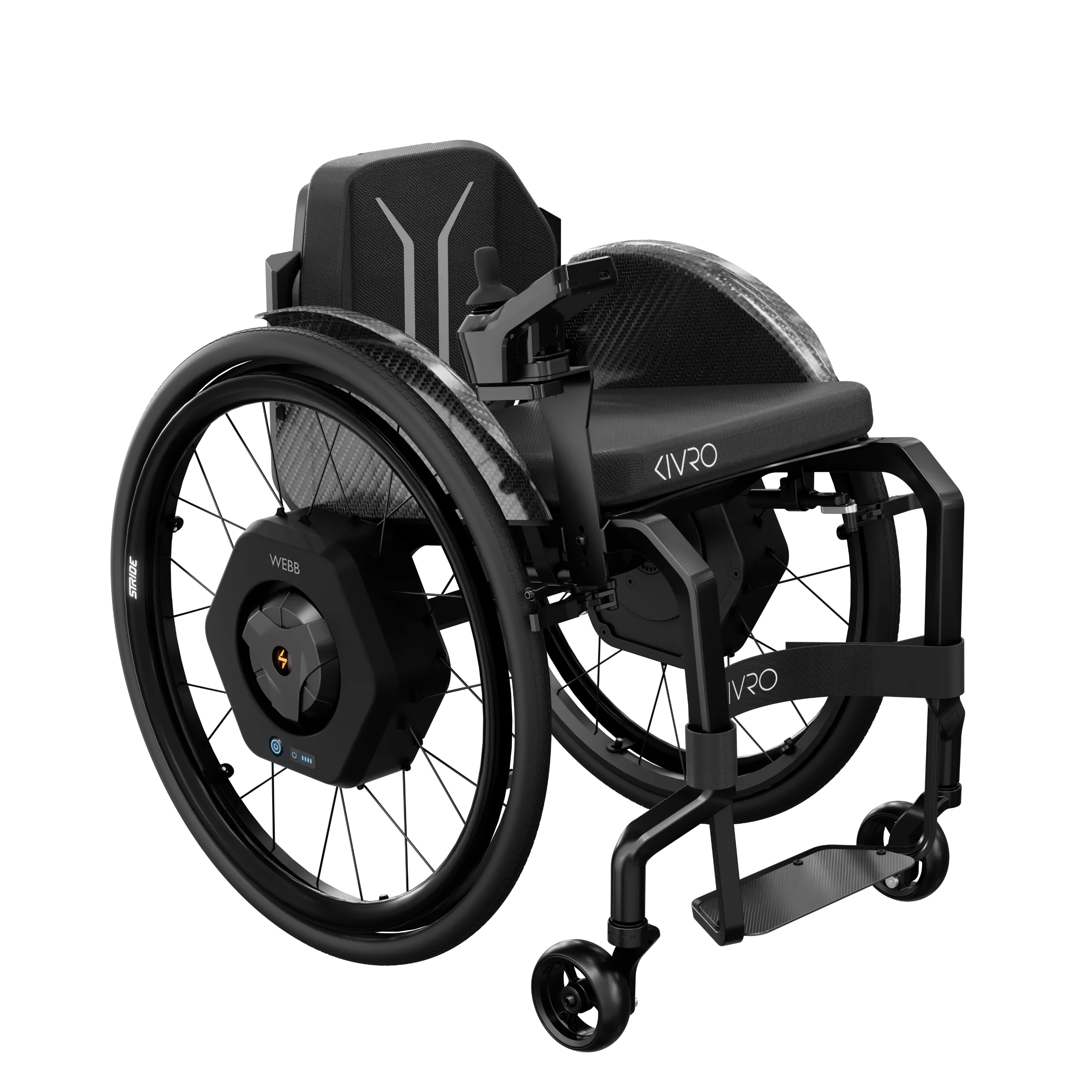 WEBB wheel-mounted power assist for manual wheelchairs